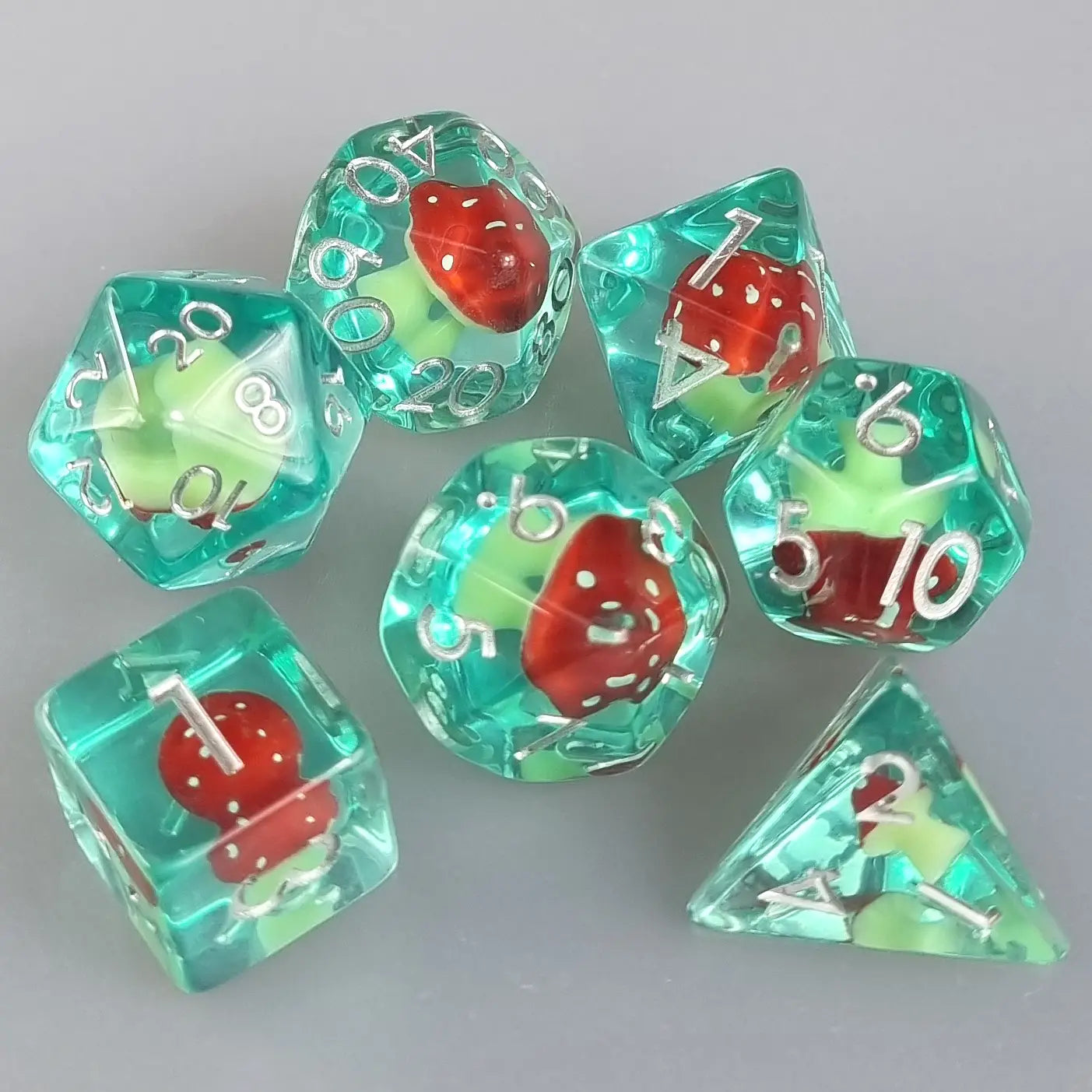 Mystical Myconid - Toadstool Mushroom DnD Dice Set