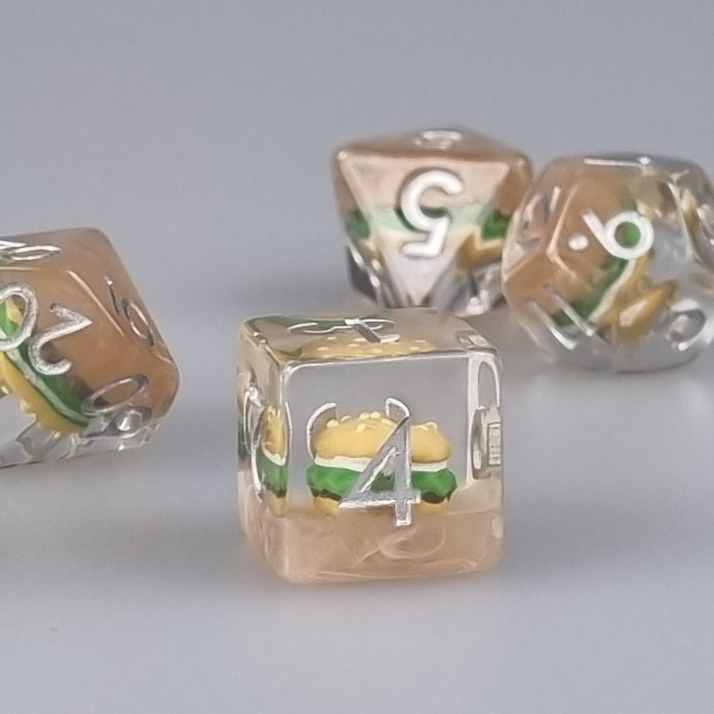 Burger Polyhedral Dice Set
