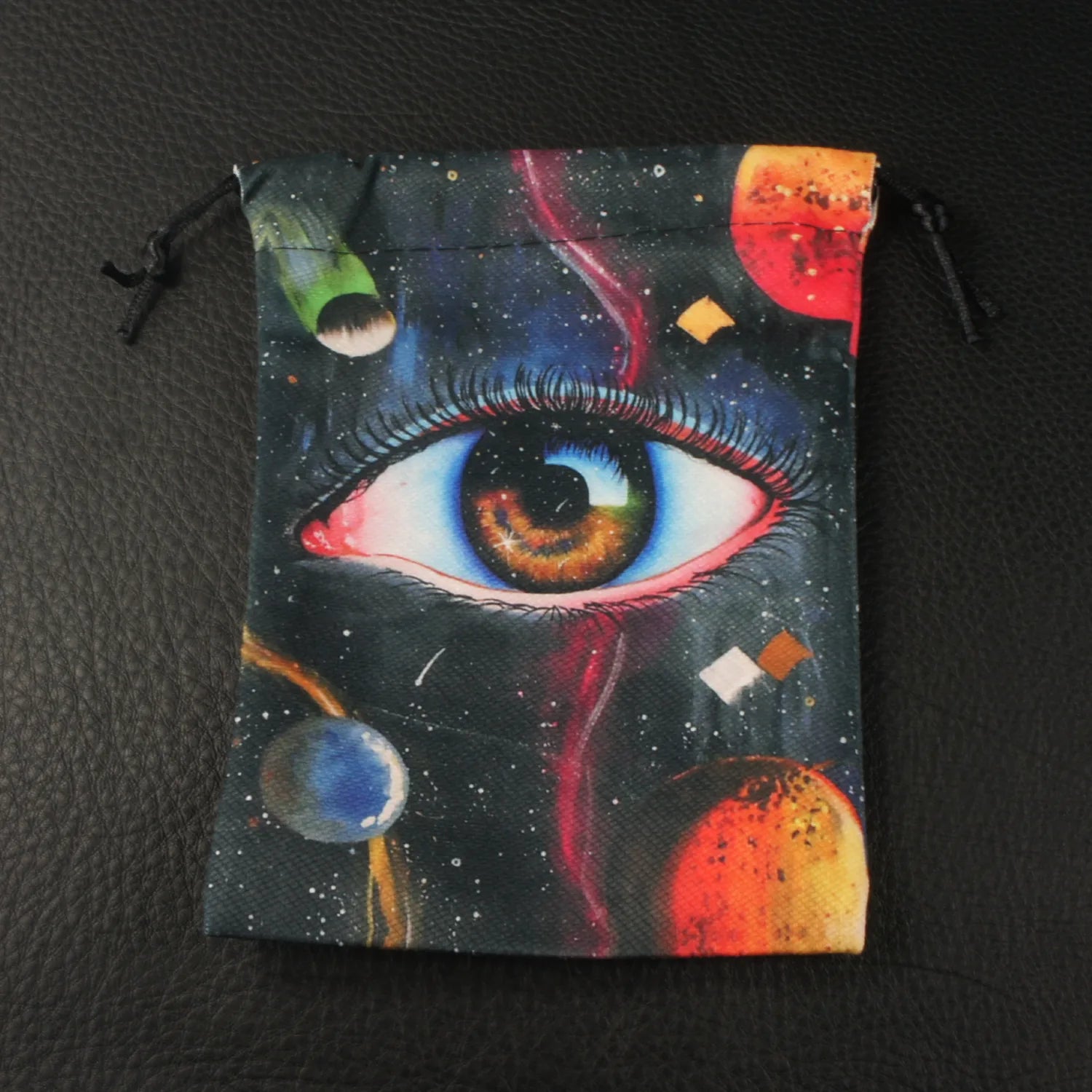 Allseeing Being Celestial Drawstring Dice Bag