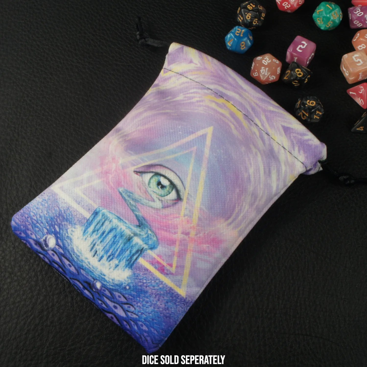 Dream River Fantasy Drawstring Dice Bag