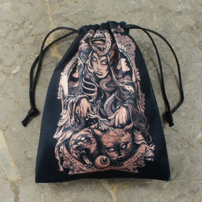 Dungeon Delver's Fantasy Drawstring Dice Bag