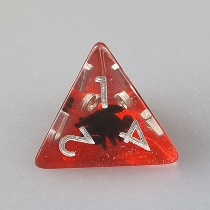 Red Scorpion Polyhedral Dice Set