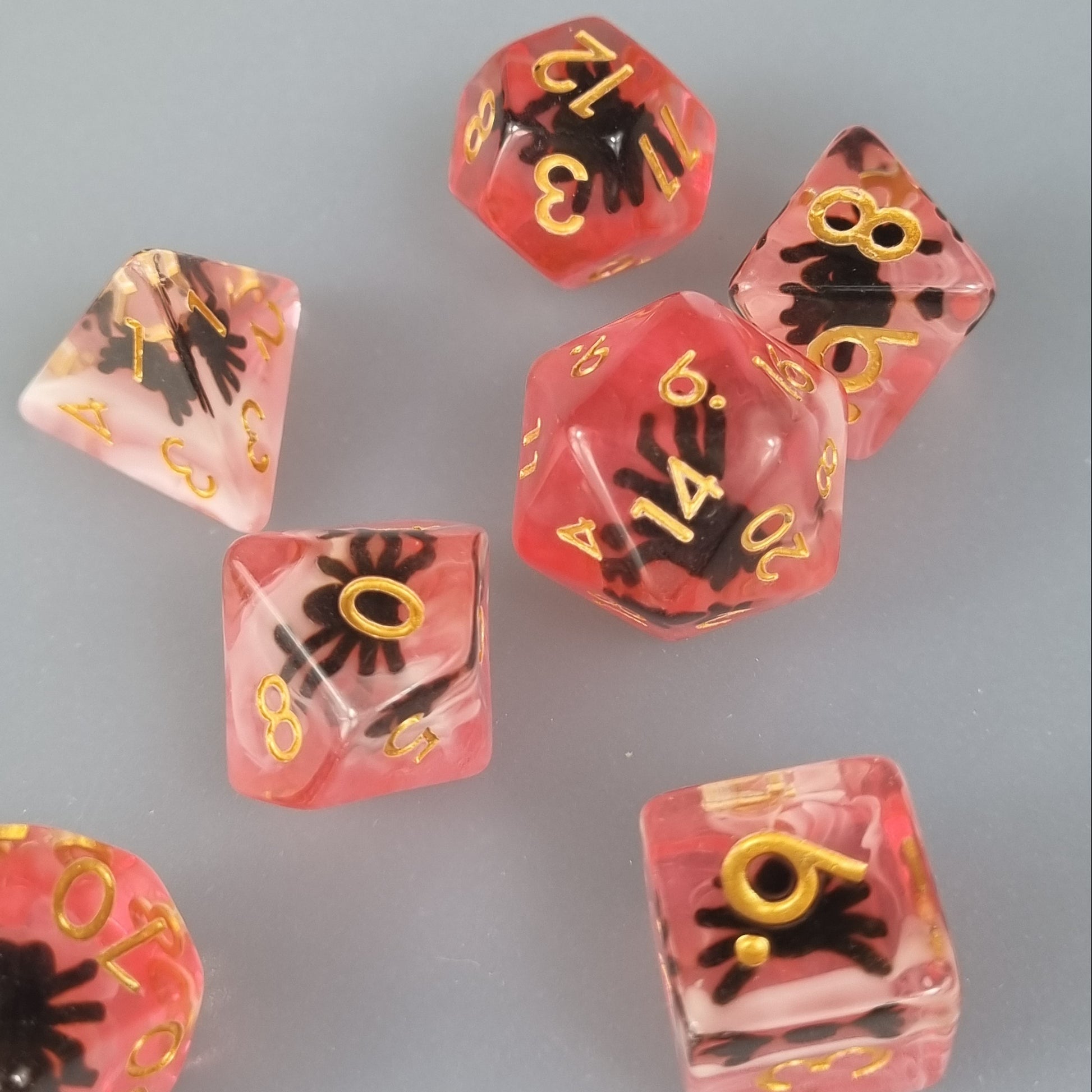 Red Spider Polyhedral Dice Set